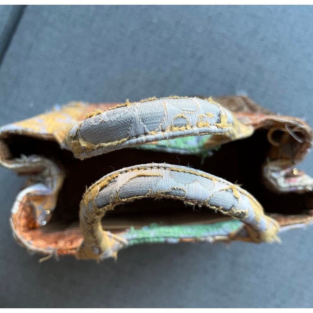 Prada LIMITED EDITION RARE Silk Patchwork Canapa … - image 5